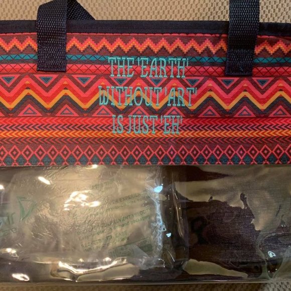 Crossbody Organizing Tote - charcoal and heavy PVC - Picture 13 of 15